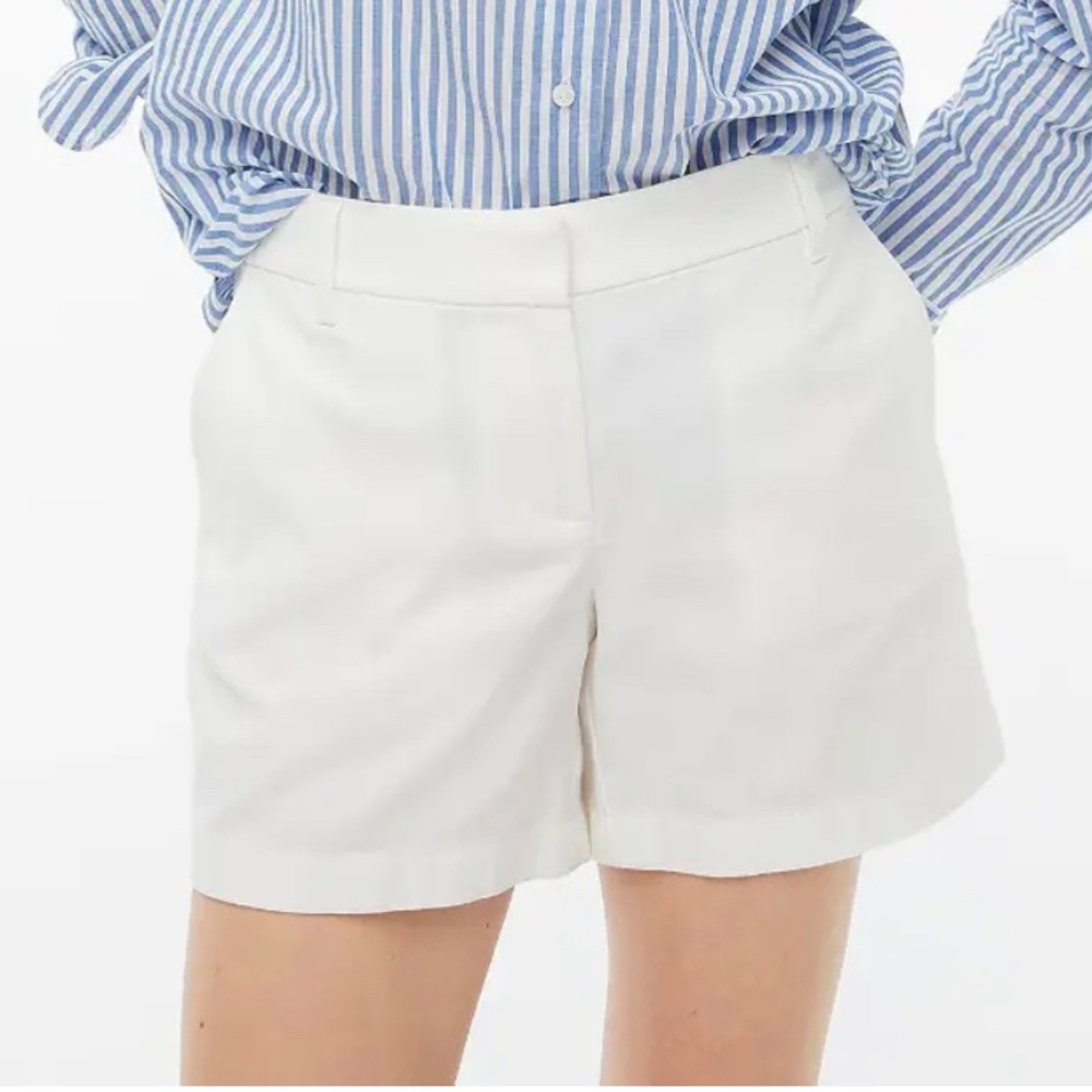 J Crew Women's 5" Classic Chino Short size 16 Item H1453 White